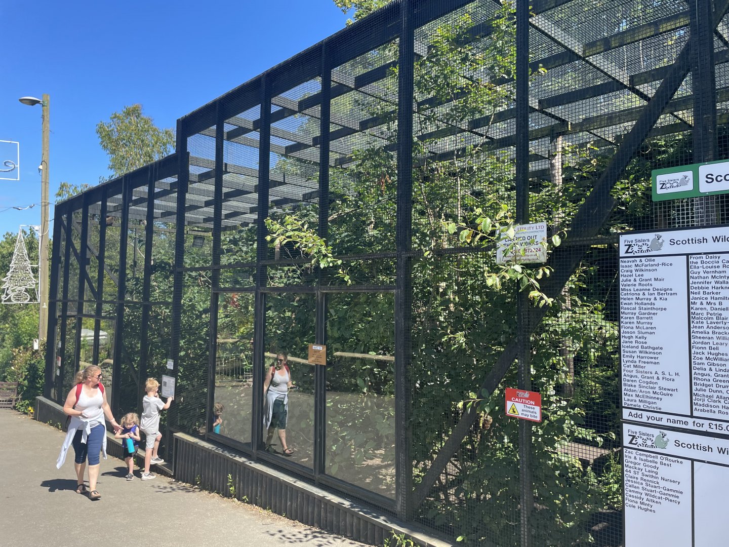Scottish wildcat enclosure
