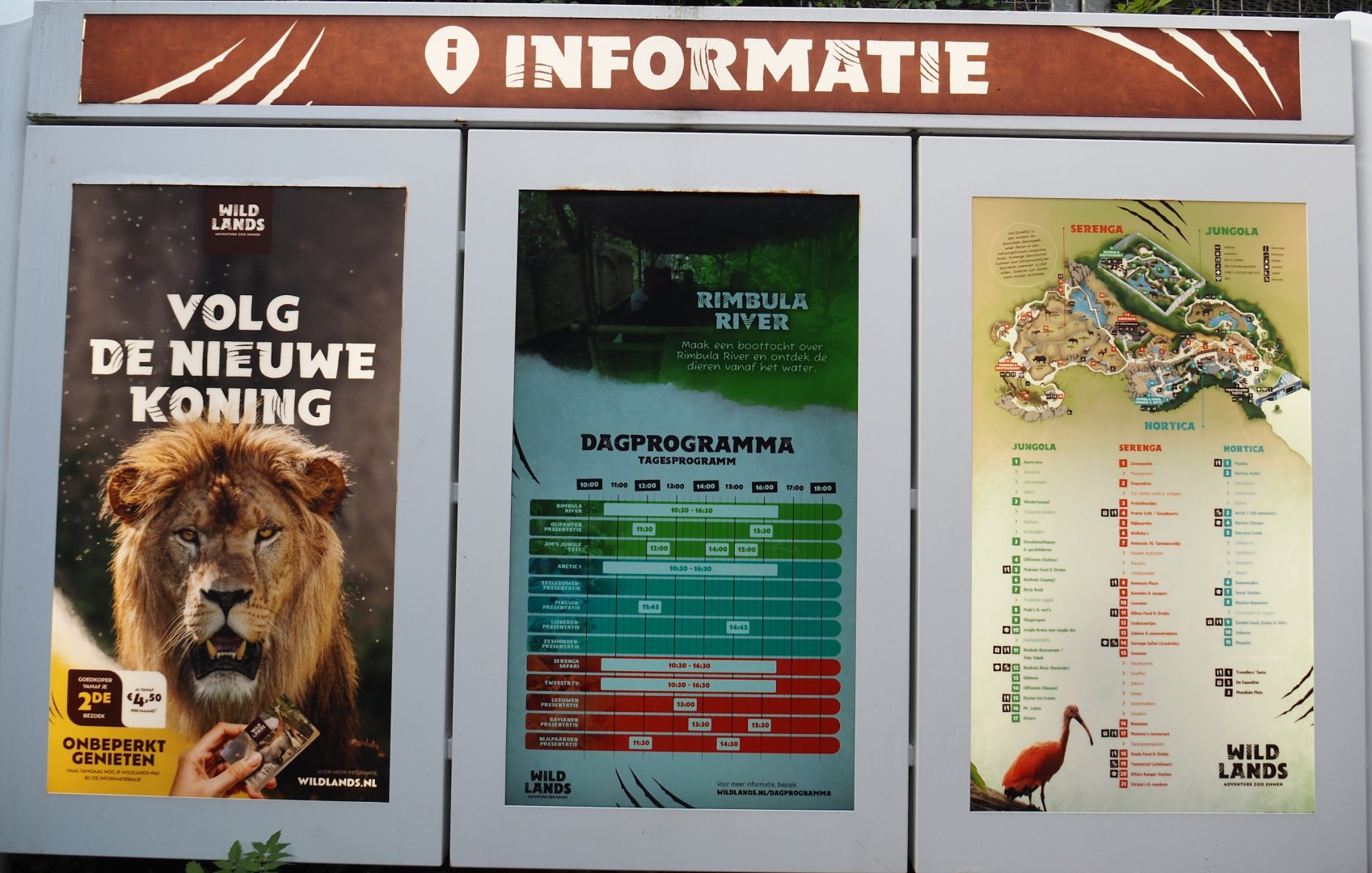 Screens with information and map, 2024-06-23