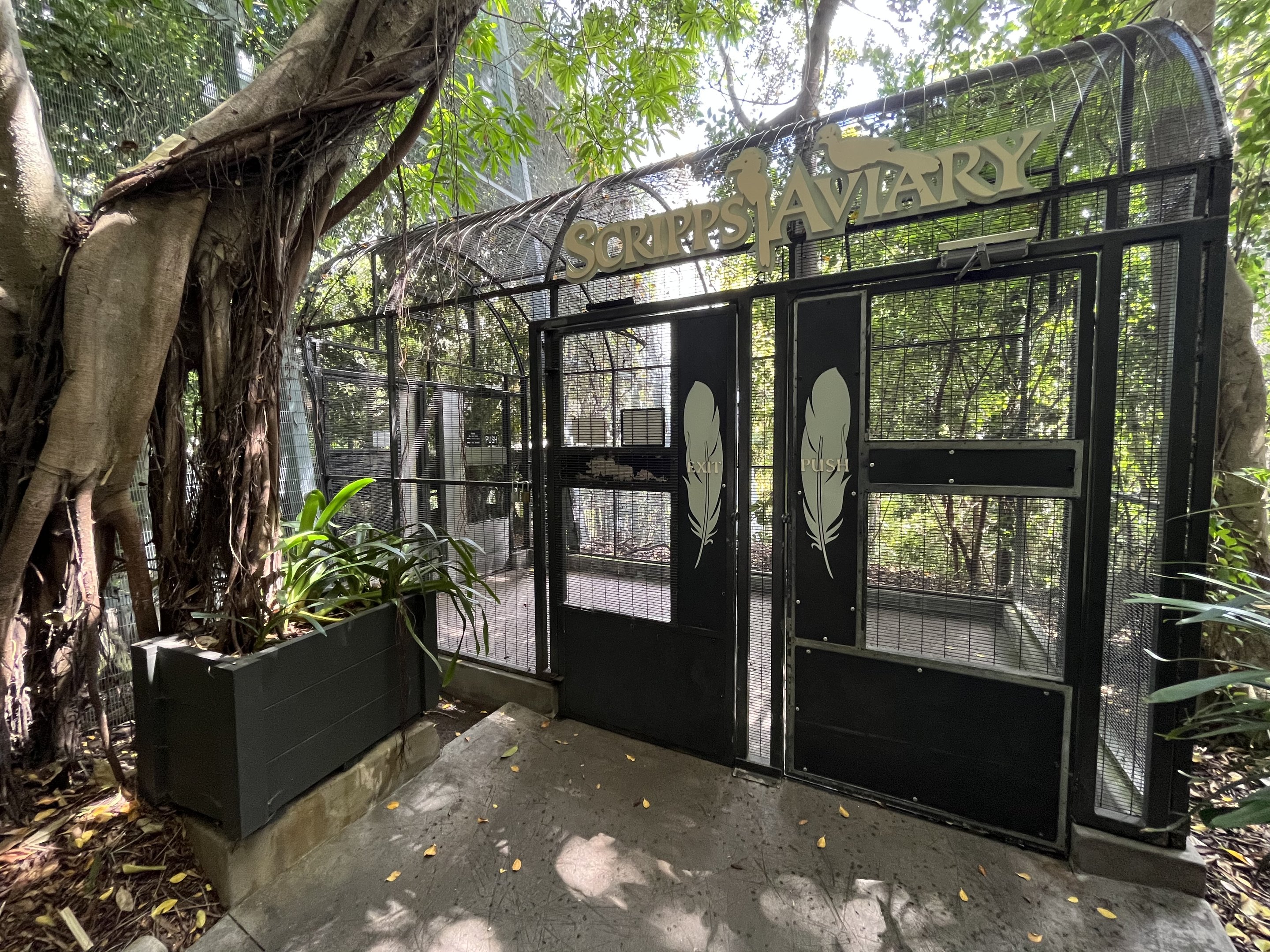 Scripps Aviary Entrance