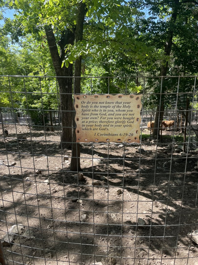 Scripture Verse Signage Example- May 2024