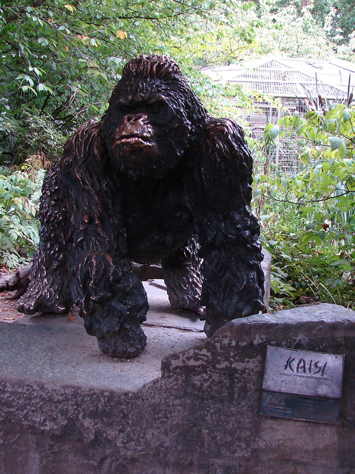 Sculpture Eastern Gorilla (Gorilla beringei graueri) / male Kaisi
