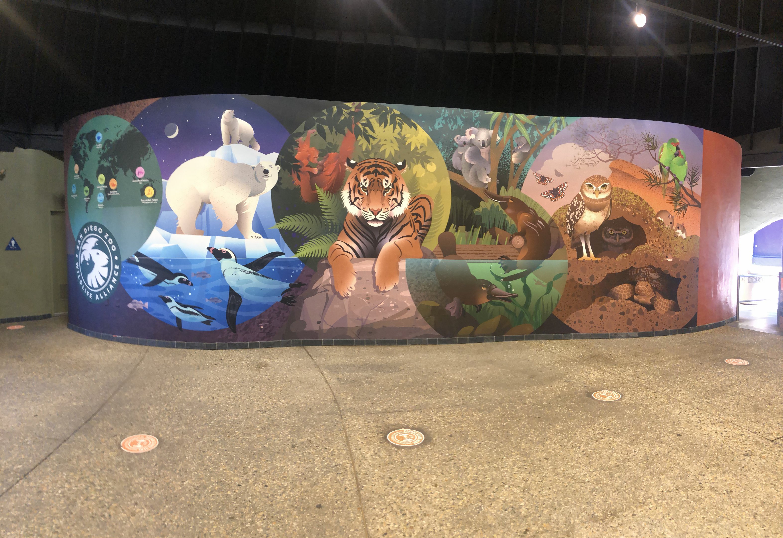SDZSP entrance mural