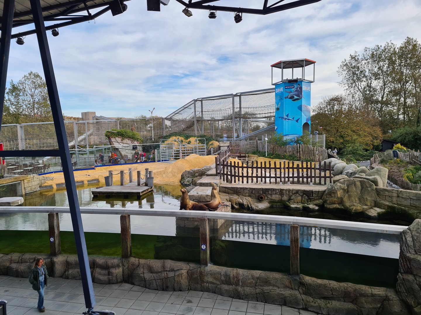 Sea lion enclosure - View from show seats