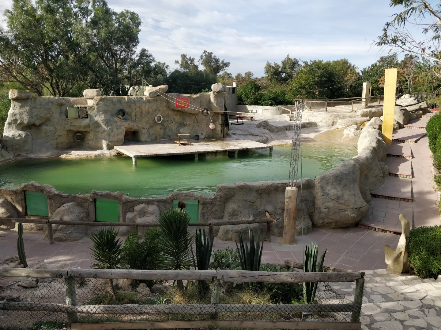 sea lion enclosure