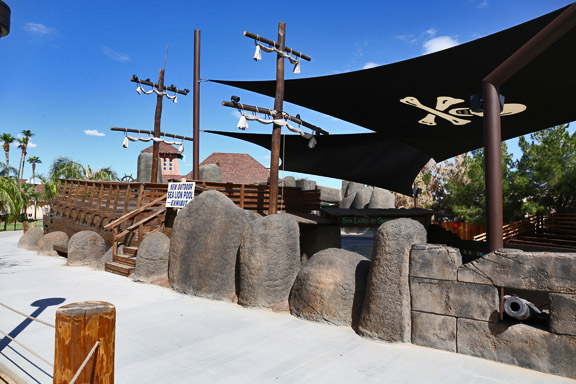 sea lion exhibit and stadium