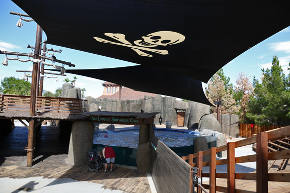 sea lion exhibit and stadium