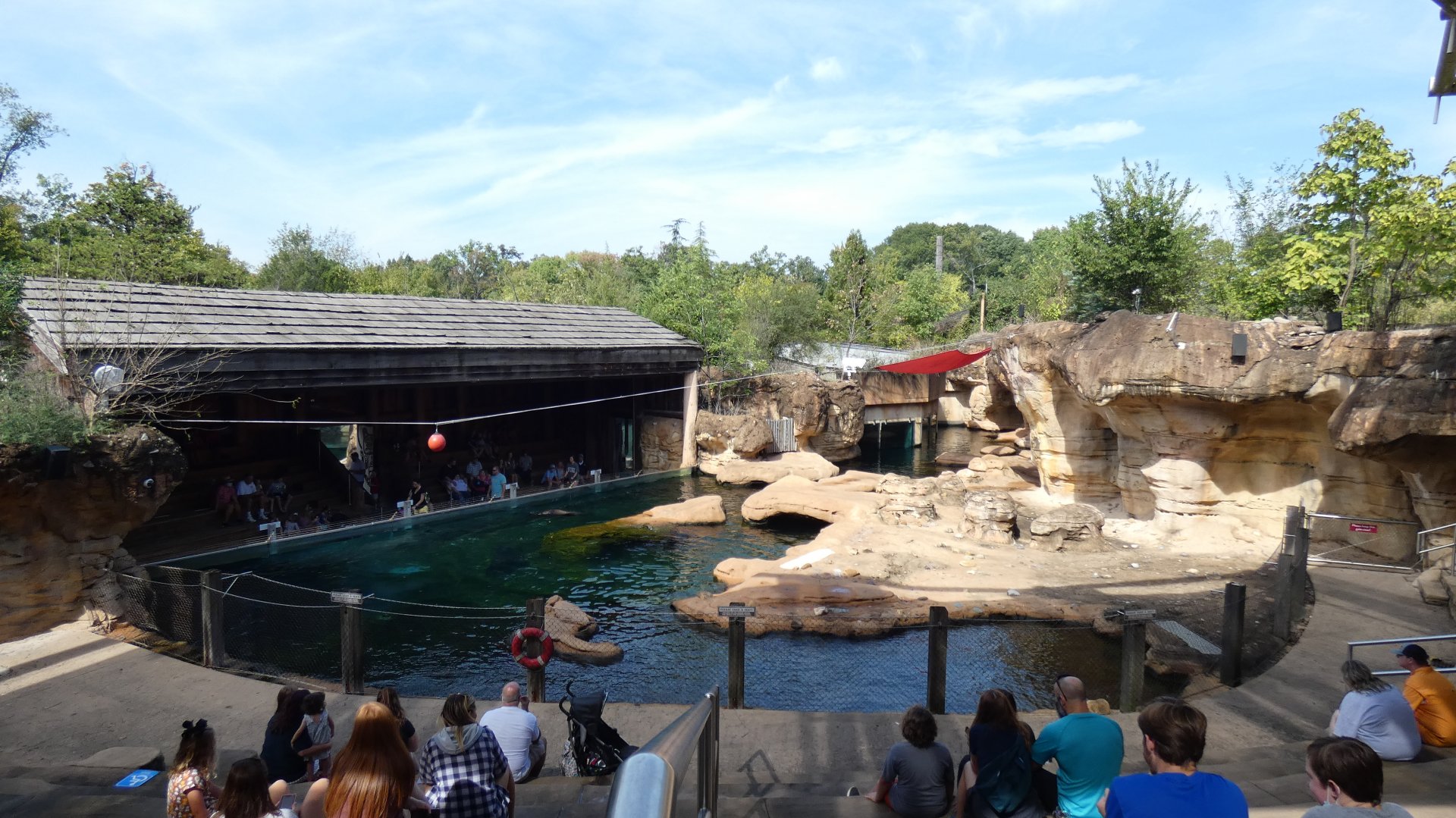 Sea Lion Exhibit/Presentation Area, Northwest Passage - Sep. 2021