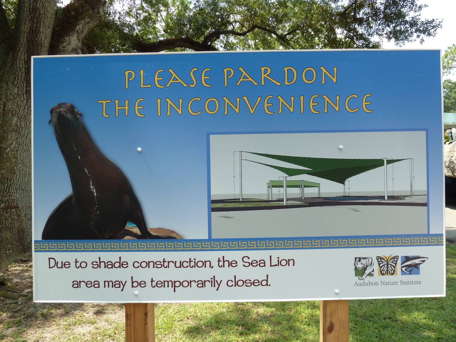 Sea Lion Exhibit - Sign