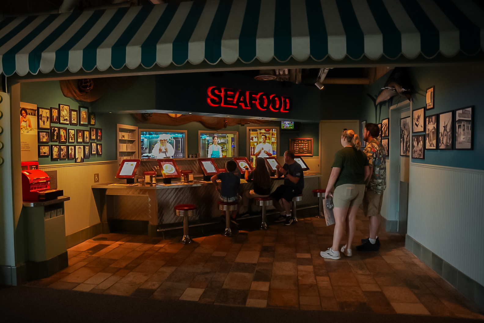 Seafood conservation station (Monterey Habitats)