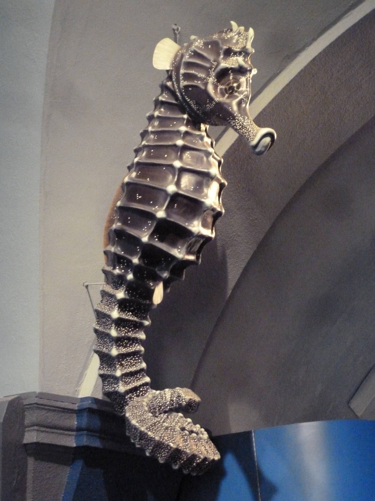 Seahorse Statue (perhaps 7-feet high)