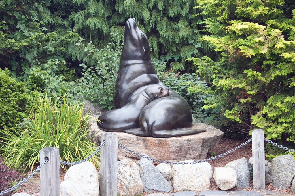 Seal and Pup Statue