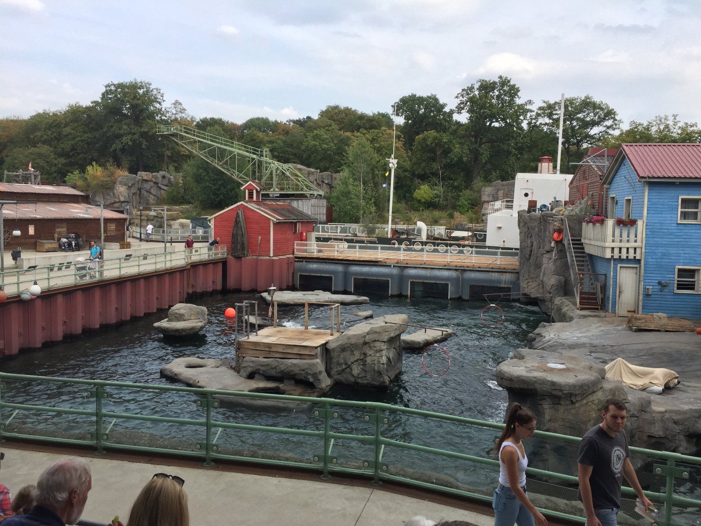 Seal enclosure in Yukon bay
