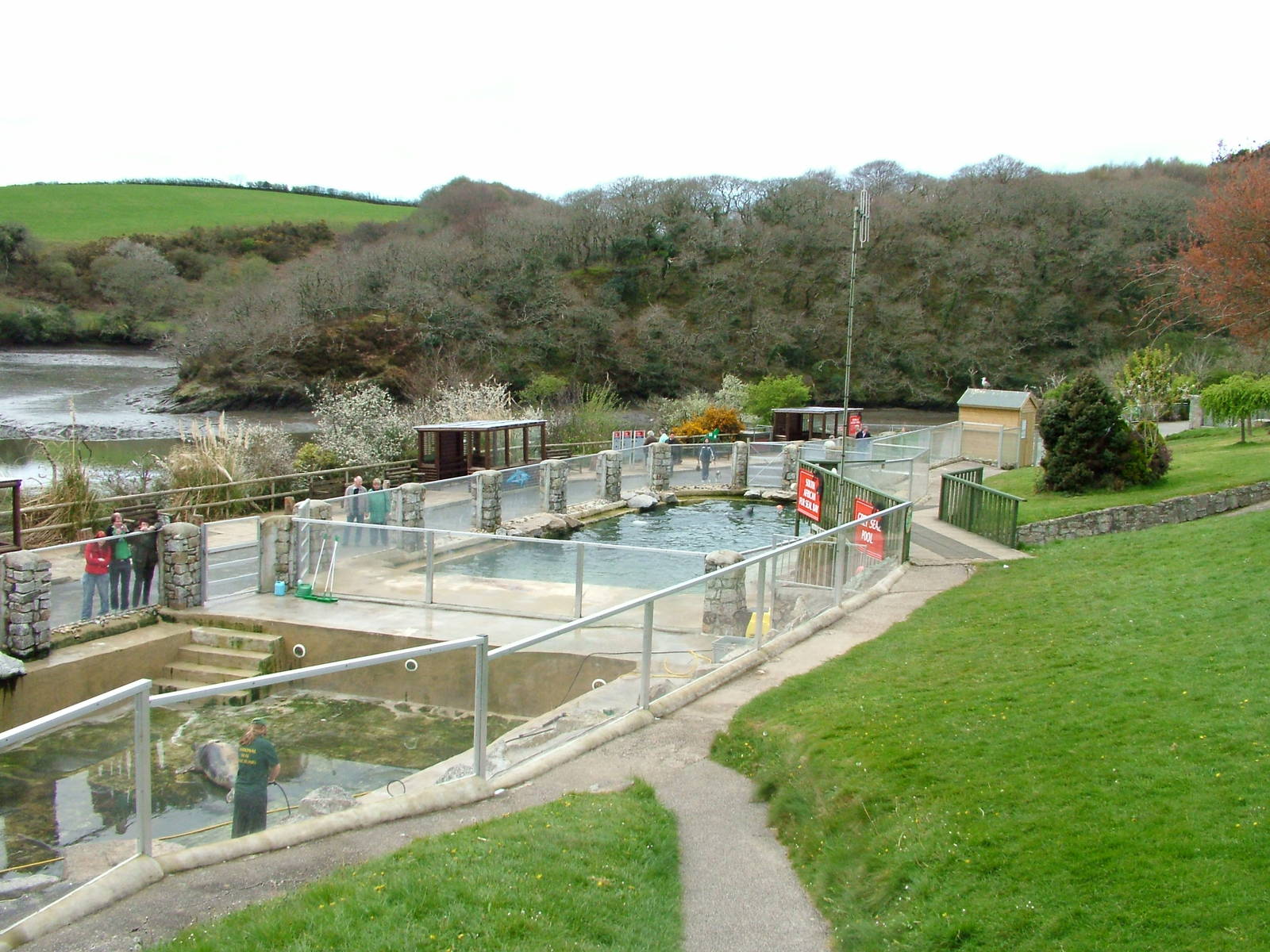 Seal pools at the National Seal Sanctuary 11/04/09