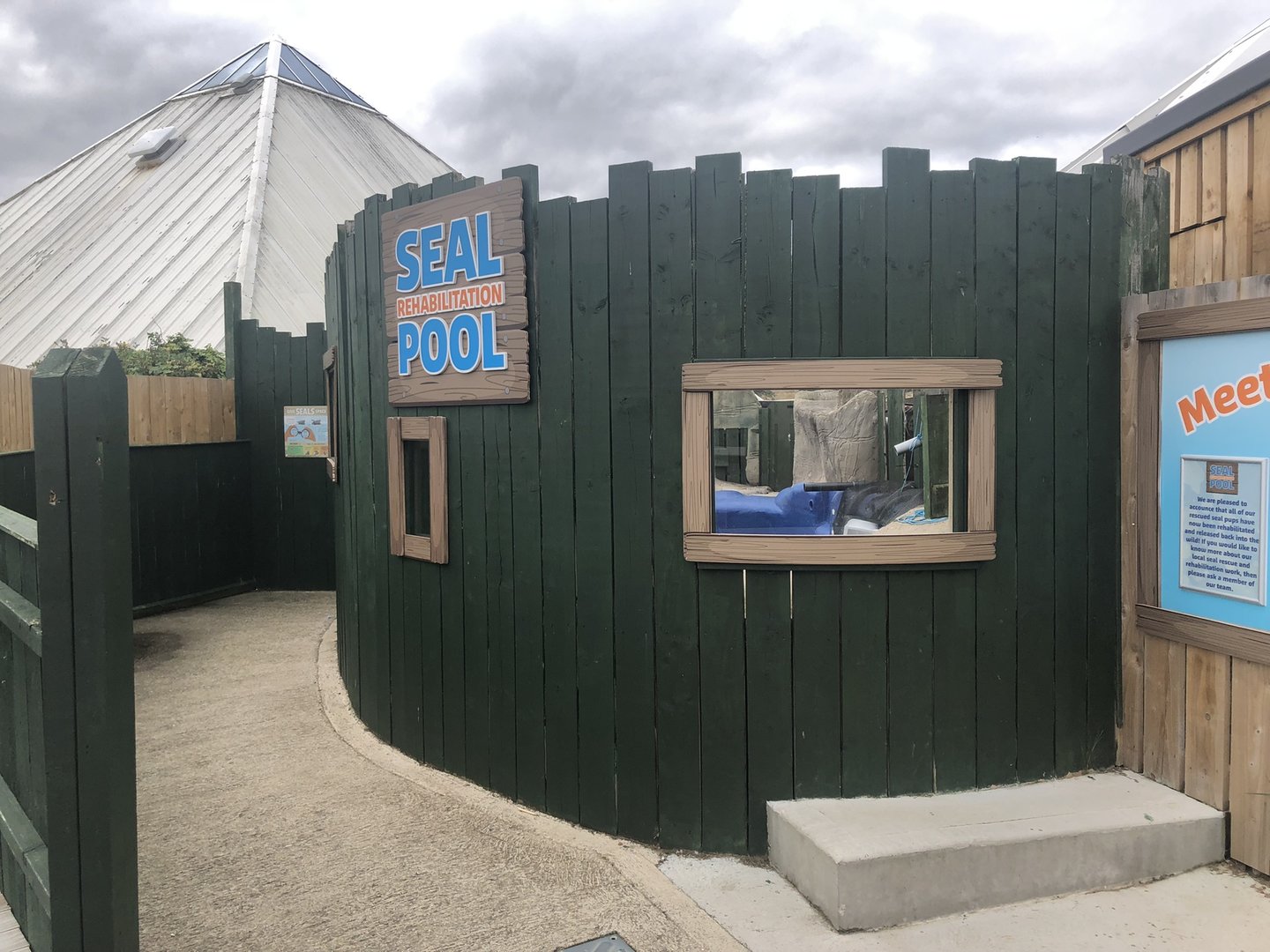 Seal Rehabilitation Pool Viewing Area at SEA LIFE Scarborough (September 2022)