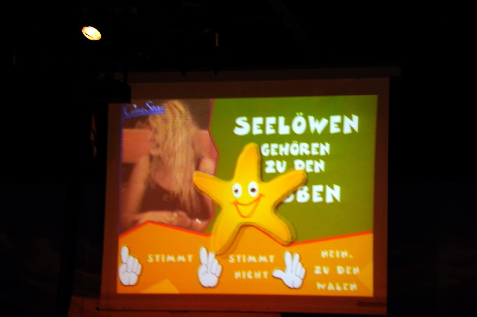 Sealion-quiz at Hansa-Park Sierksdorf