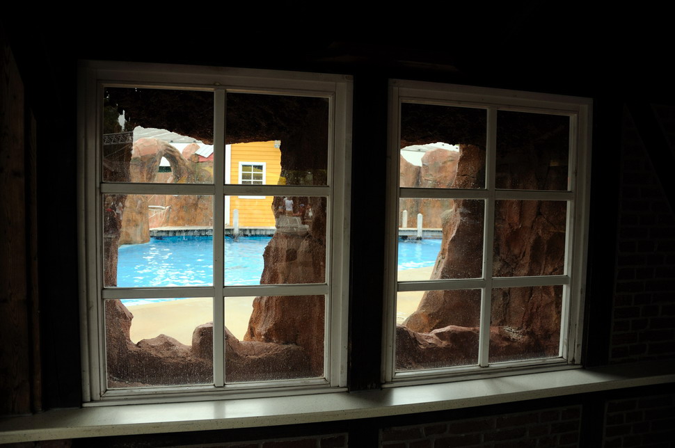 Sealion viewing-area at Hansa-Park Sierksdorf