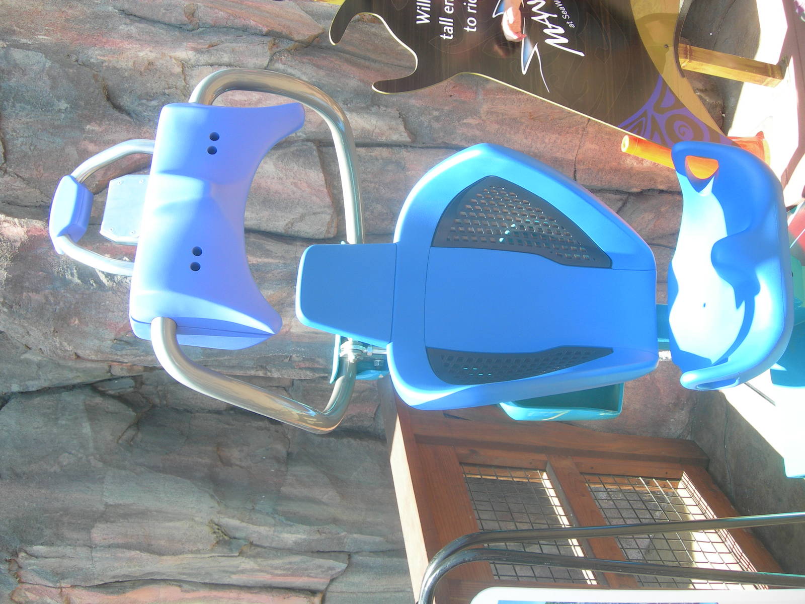 seat for the manta rollercoaster