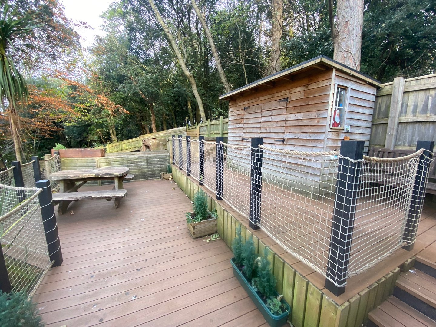 Seating area adjacent to Meerkats 111222