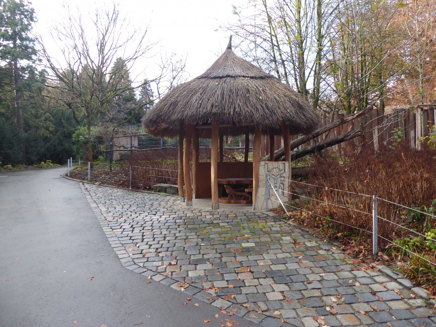 Seating area outside Bongos/Okapis 011218