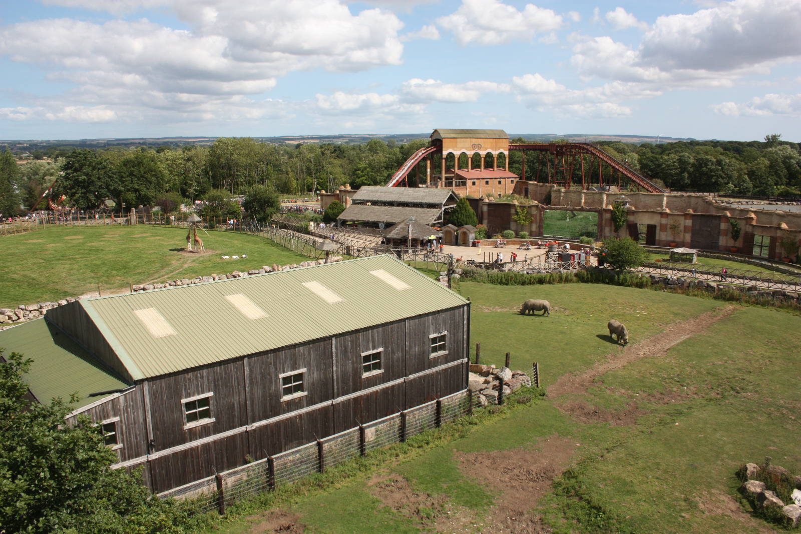 Second Giraffe House in close-up, 4th August 2014