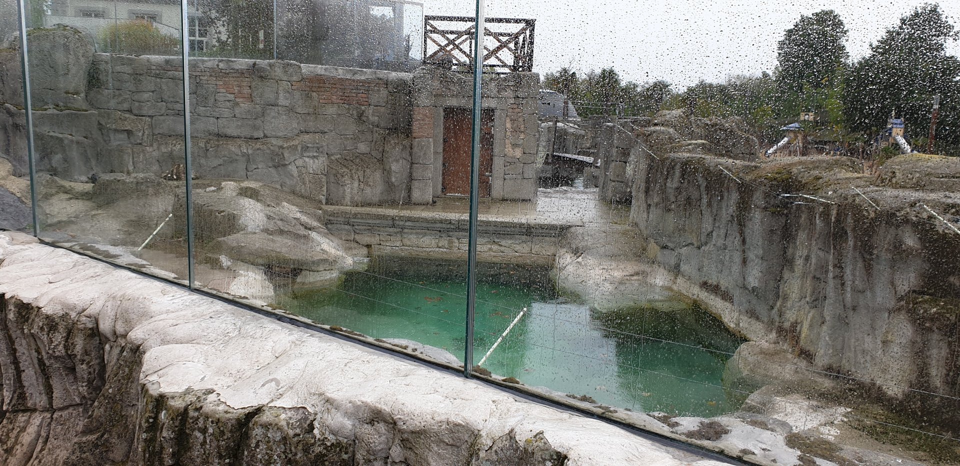 Second part of South African fur seal enclosure
