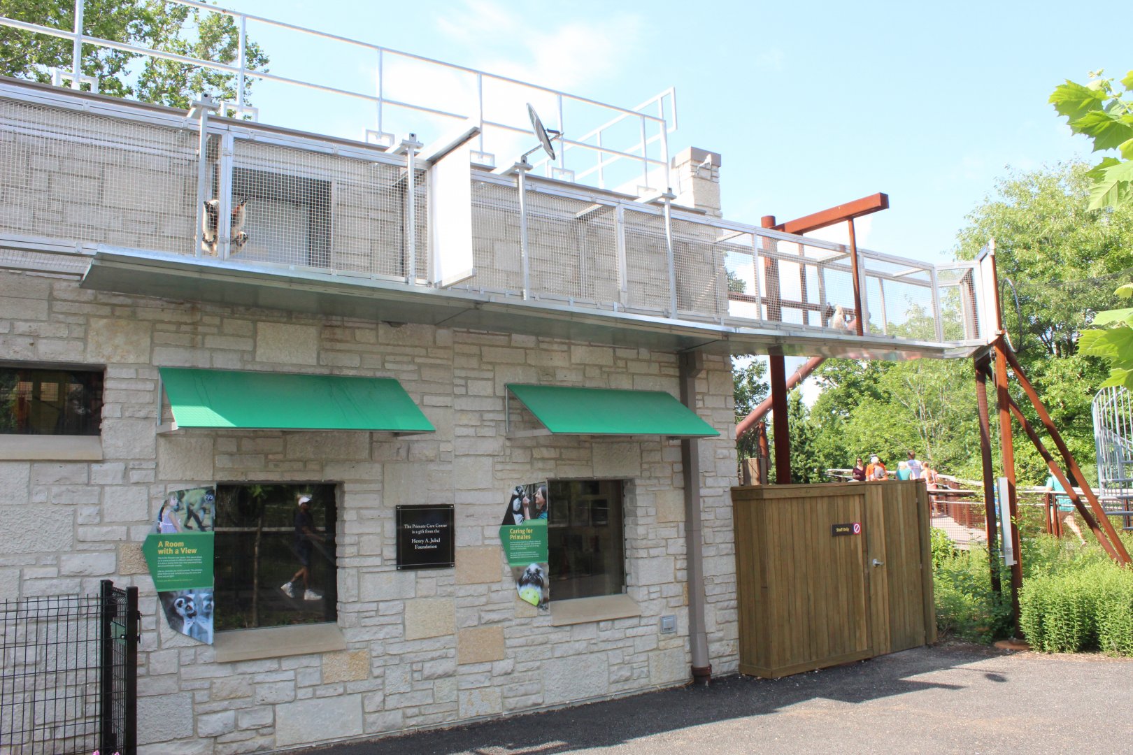 Secondary Primate Building (with Coquerel's Sifaka) - Primate Canopy Trails