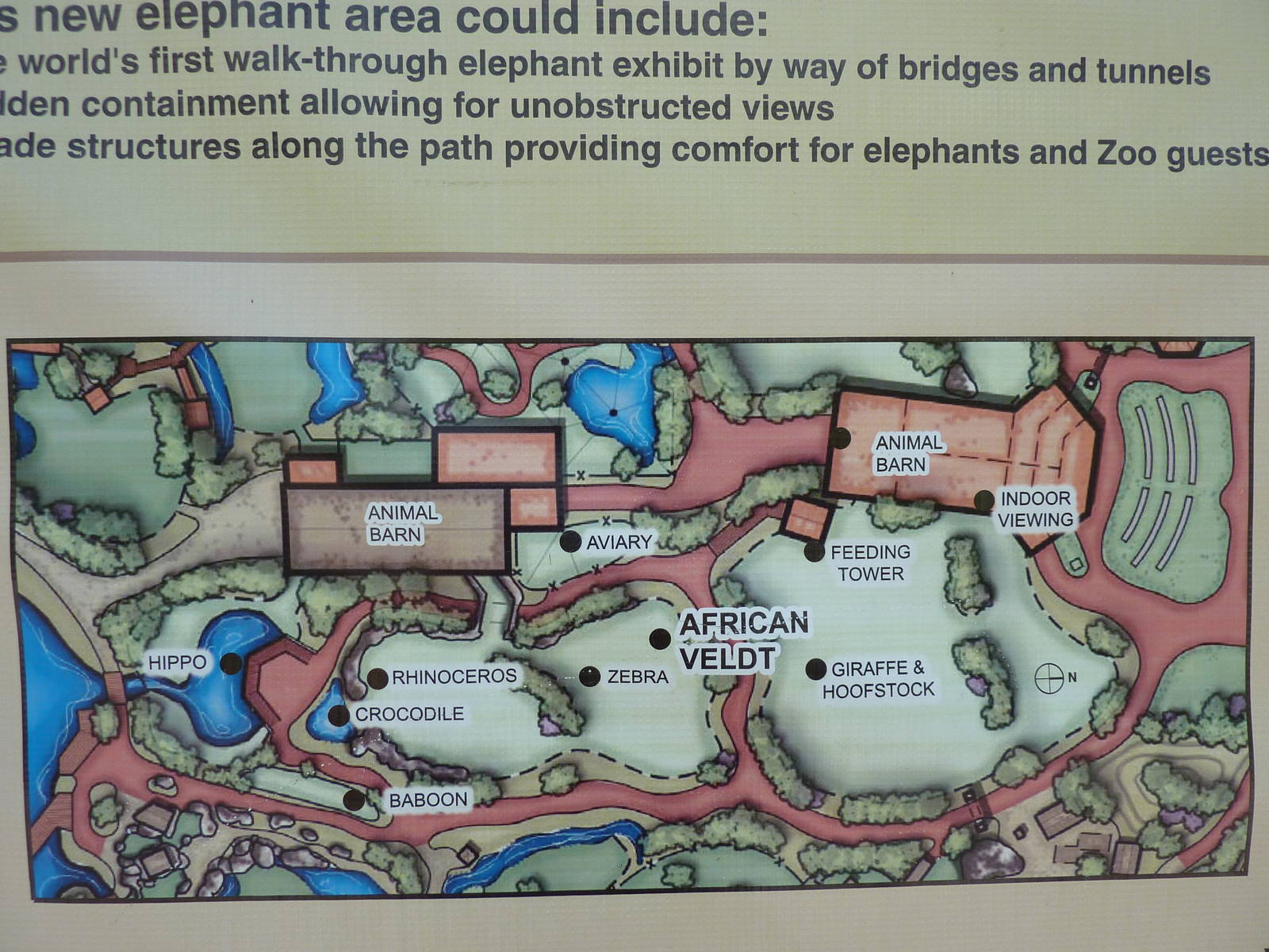 Section Of Zoo's Master Plan - African Veldt