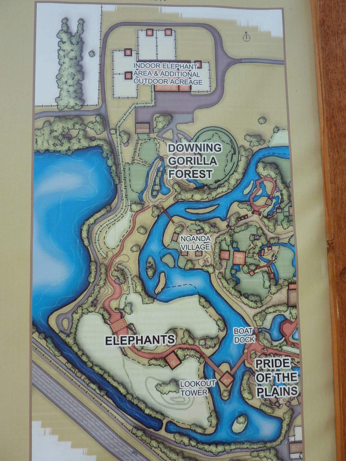Secton Of Zoo's Master Plan - Elephant Complex