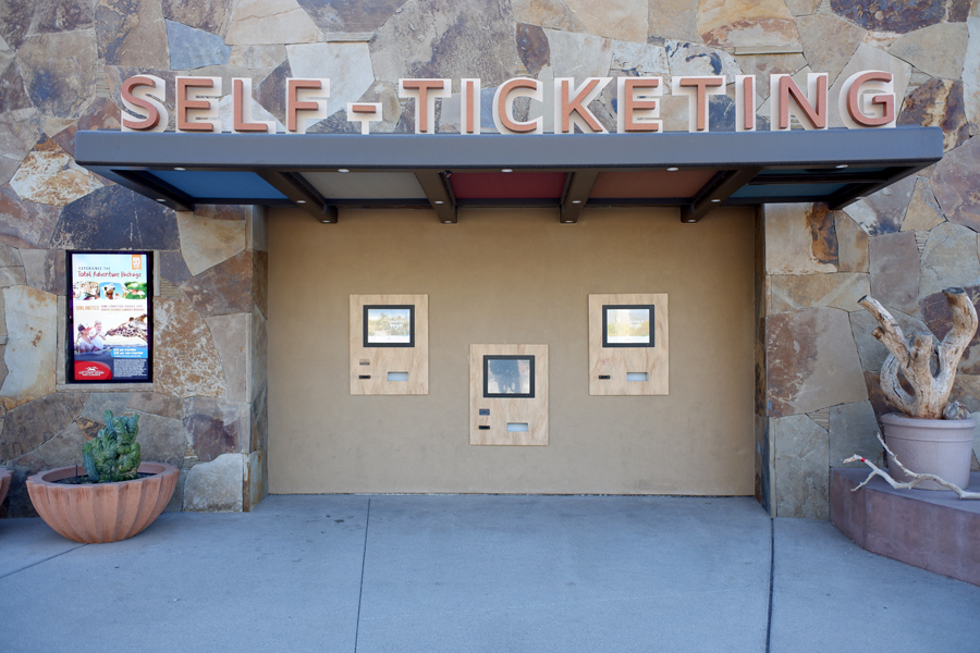 self serve ticket machines