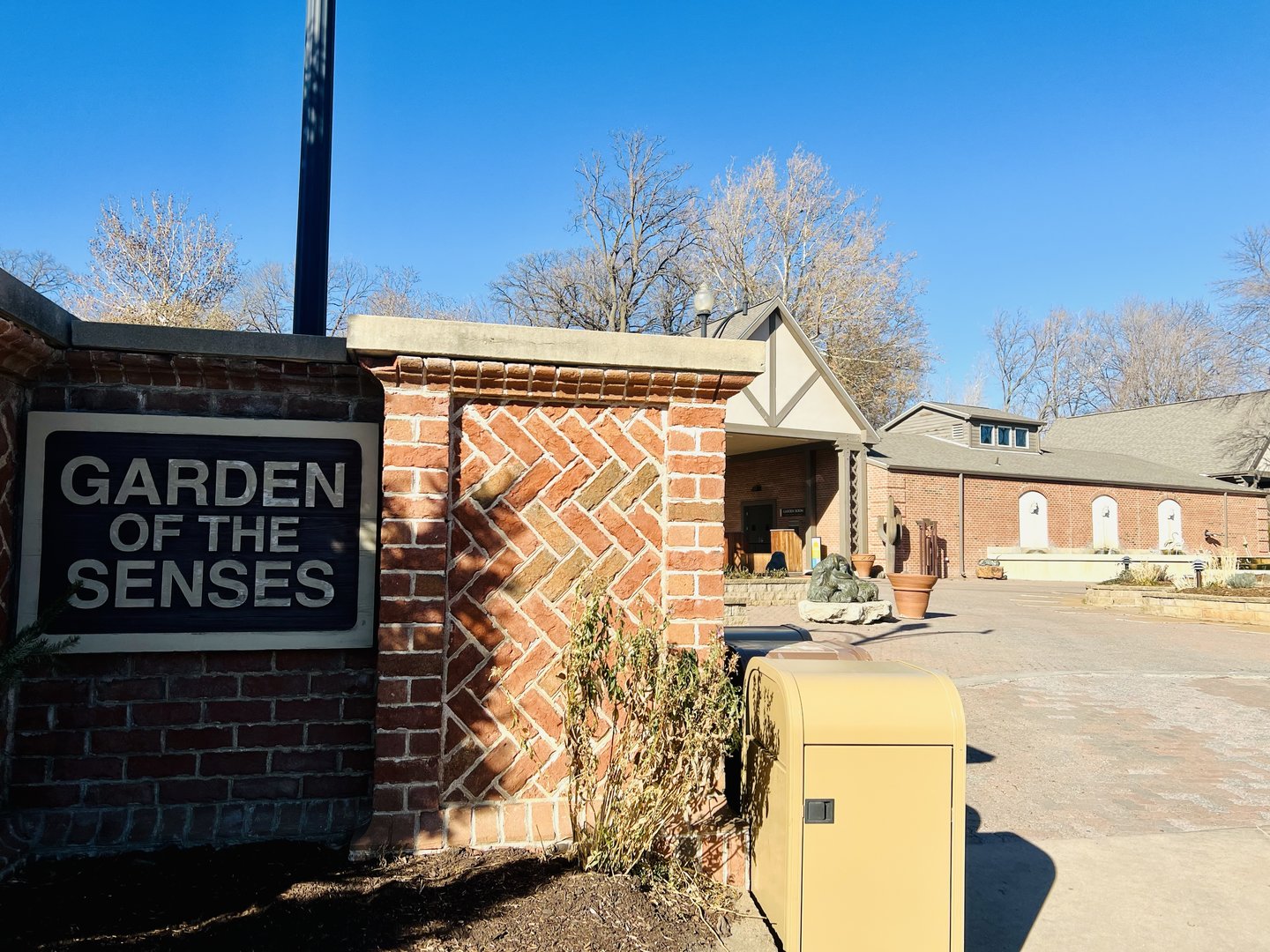 Sensory Garden - Especially nice on a cool and sunny Autumn day when you have it to yourself.