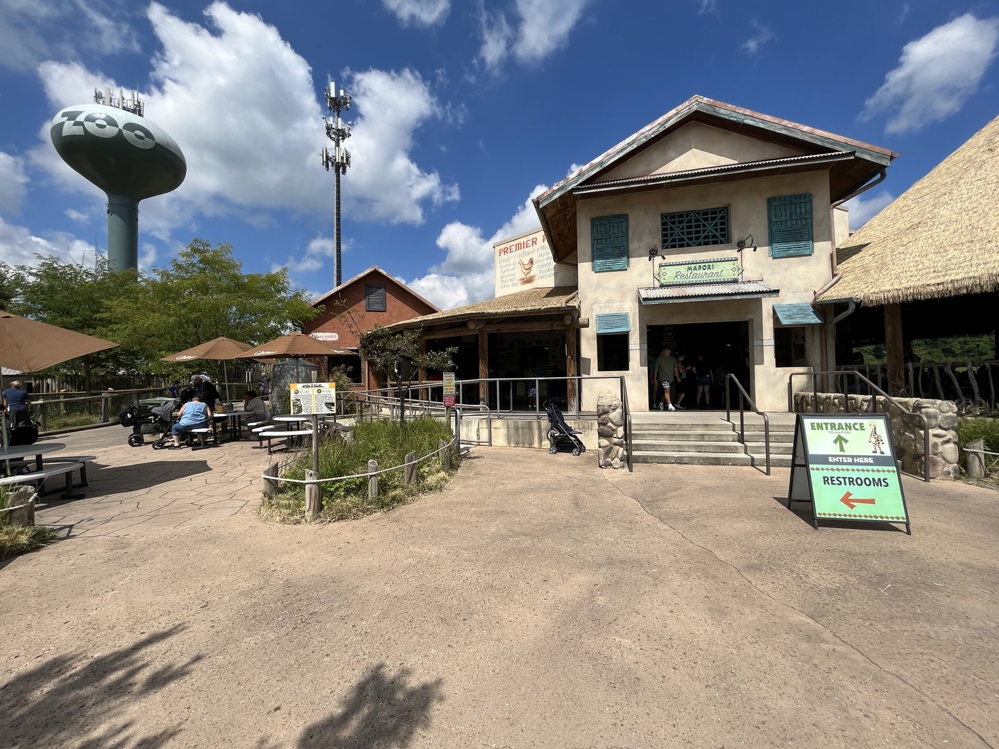 Sep. 2023 - Heart of Africa - Mapori Restaurant and “Zoo” Water Tower