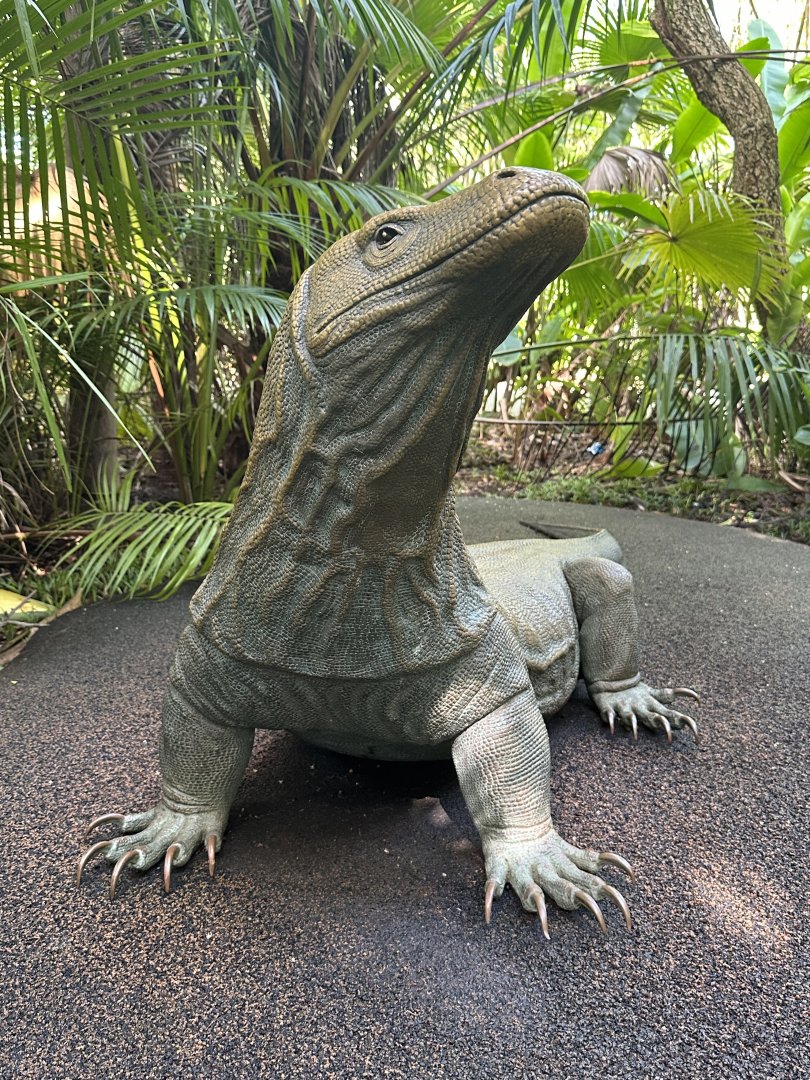 Sep. 2025 - Komodo Dragon Statue