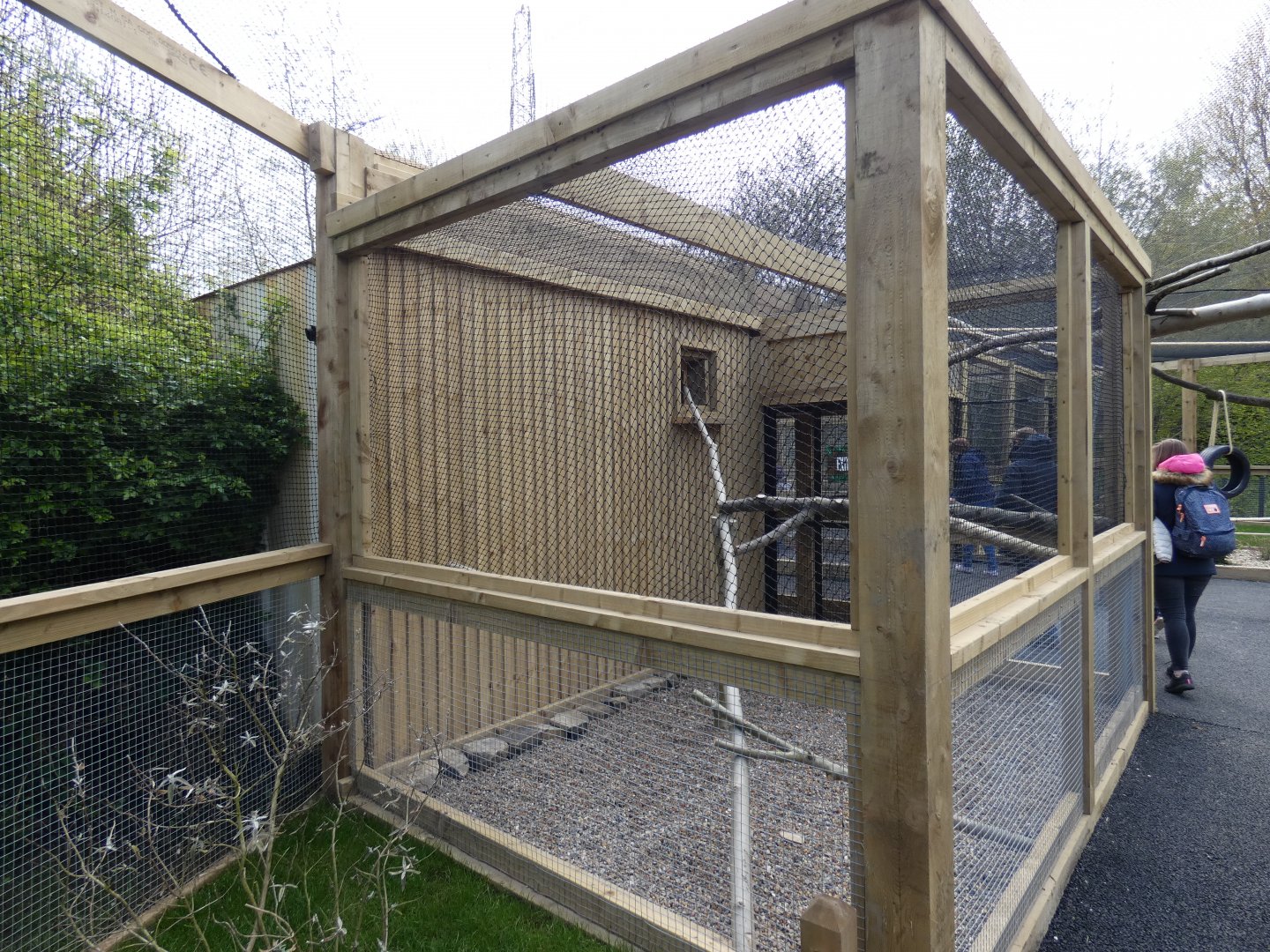 Separation exhibit in lemur walk-through