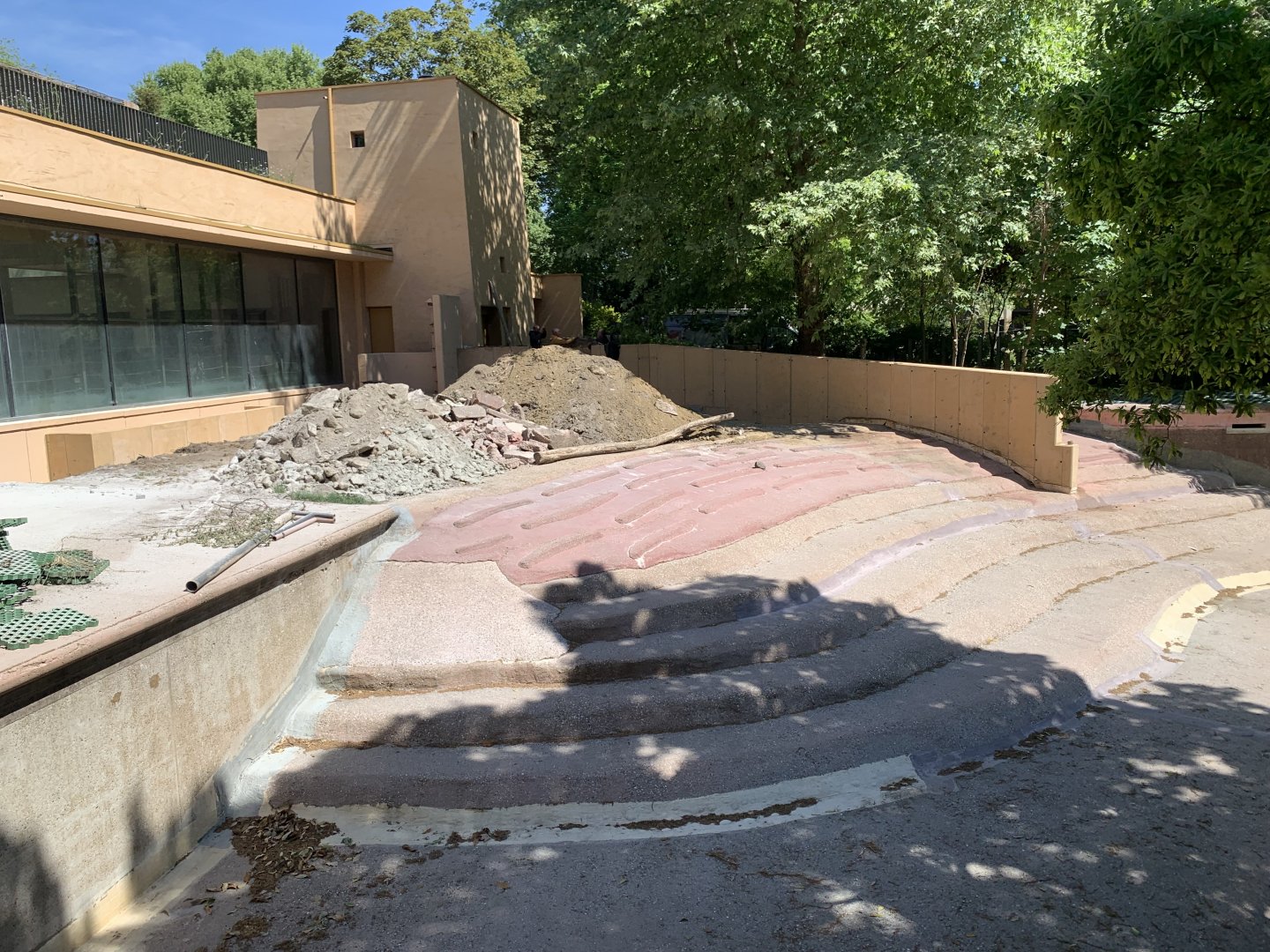 Seperation for future pygmy hippo enclosure