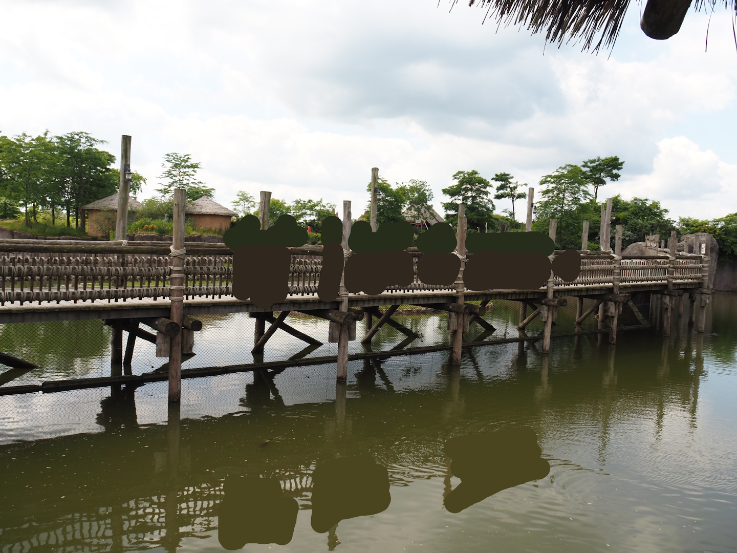 Serenga - Boardwalk between African savanna and African lion exhibits, 2024-06-23