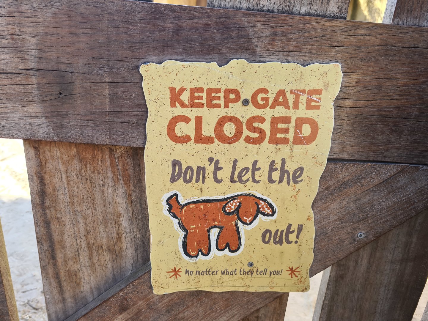 Serenga - Funny sign in Domestic goat walkthrough