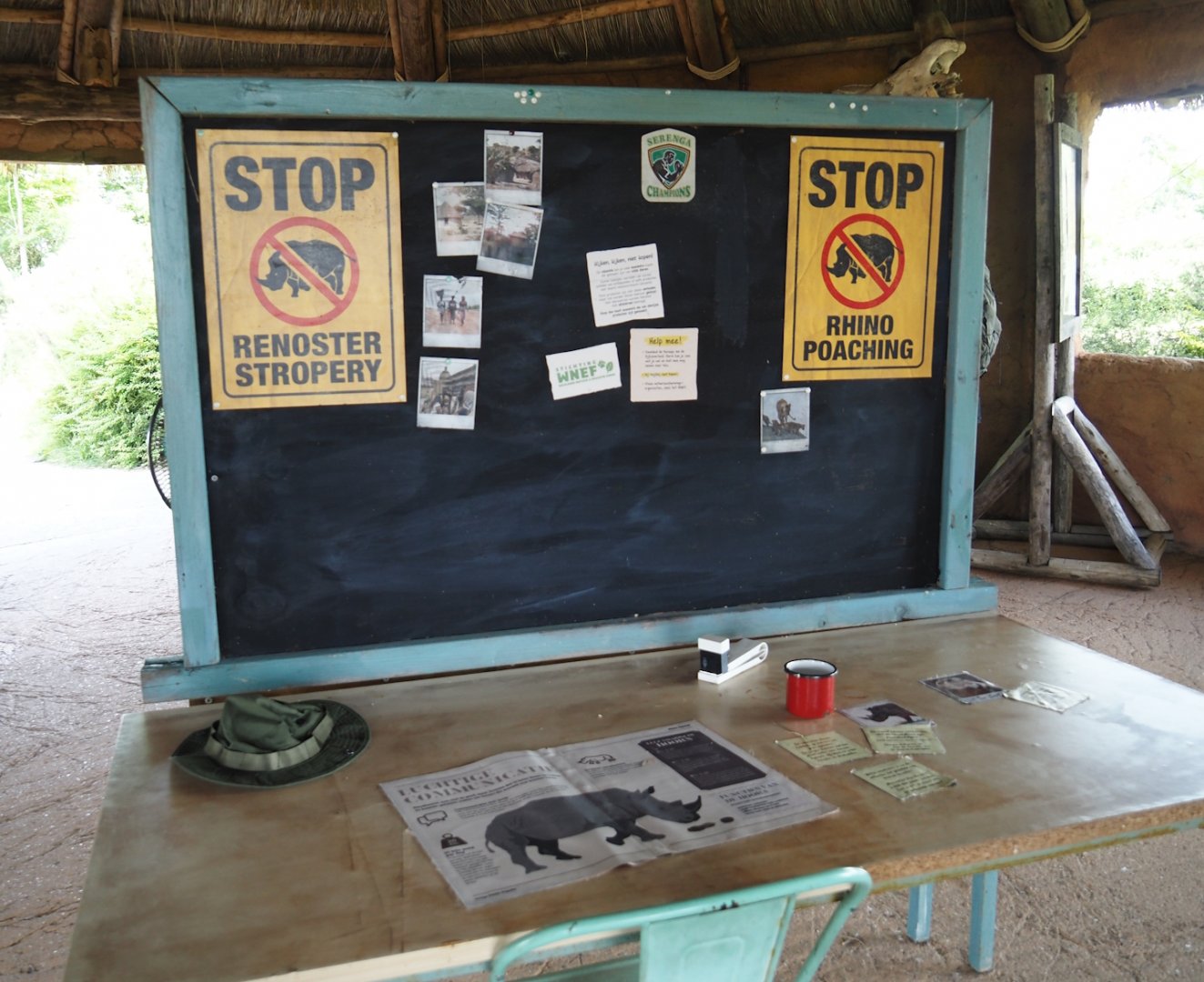 Serenga - Kifaru Ranger Station - Anti-poaching unit desk theming, 2024-06-23
