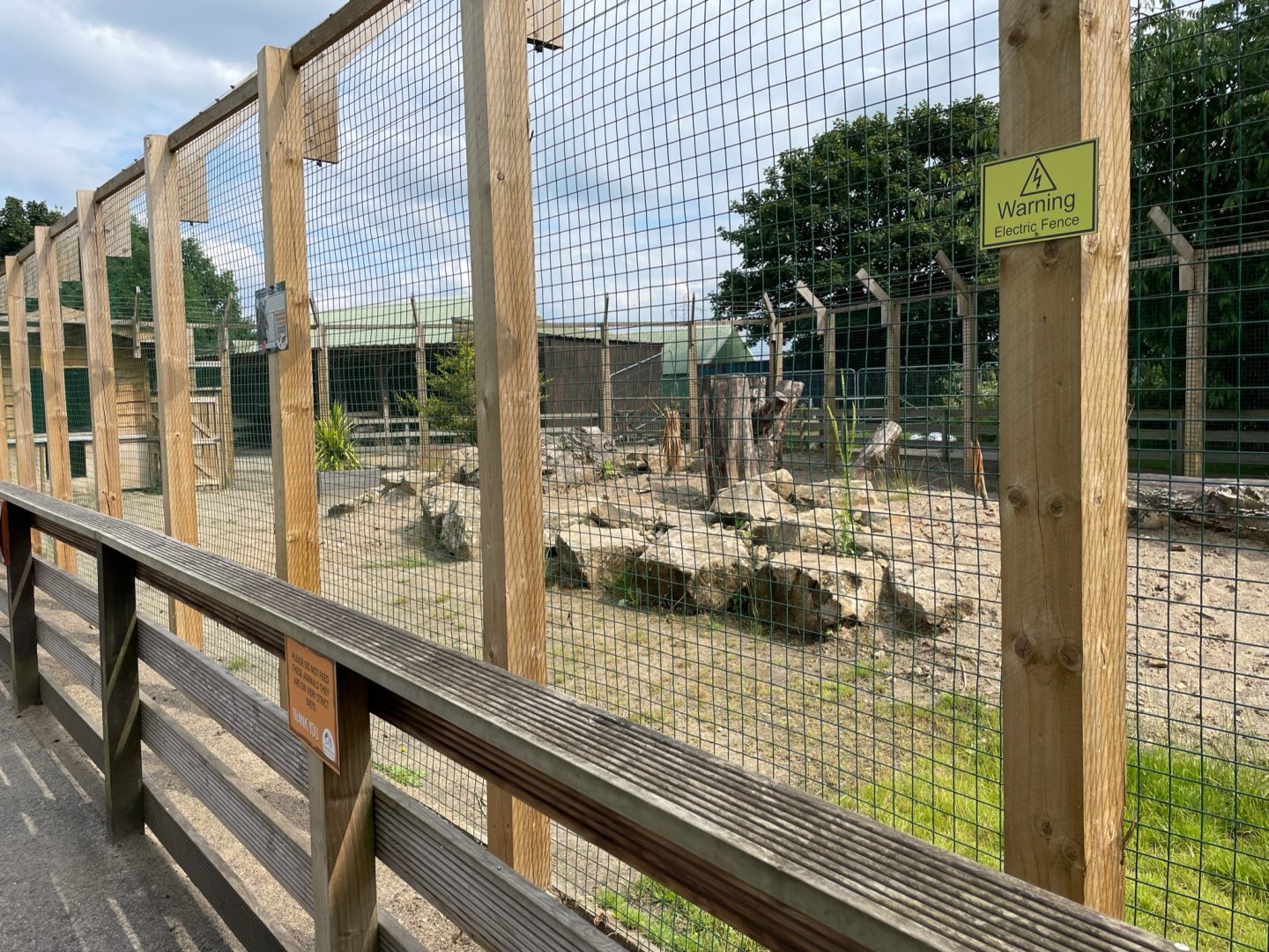 Serval Enclosure at Ponderosa Zoo (July 2021)