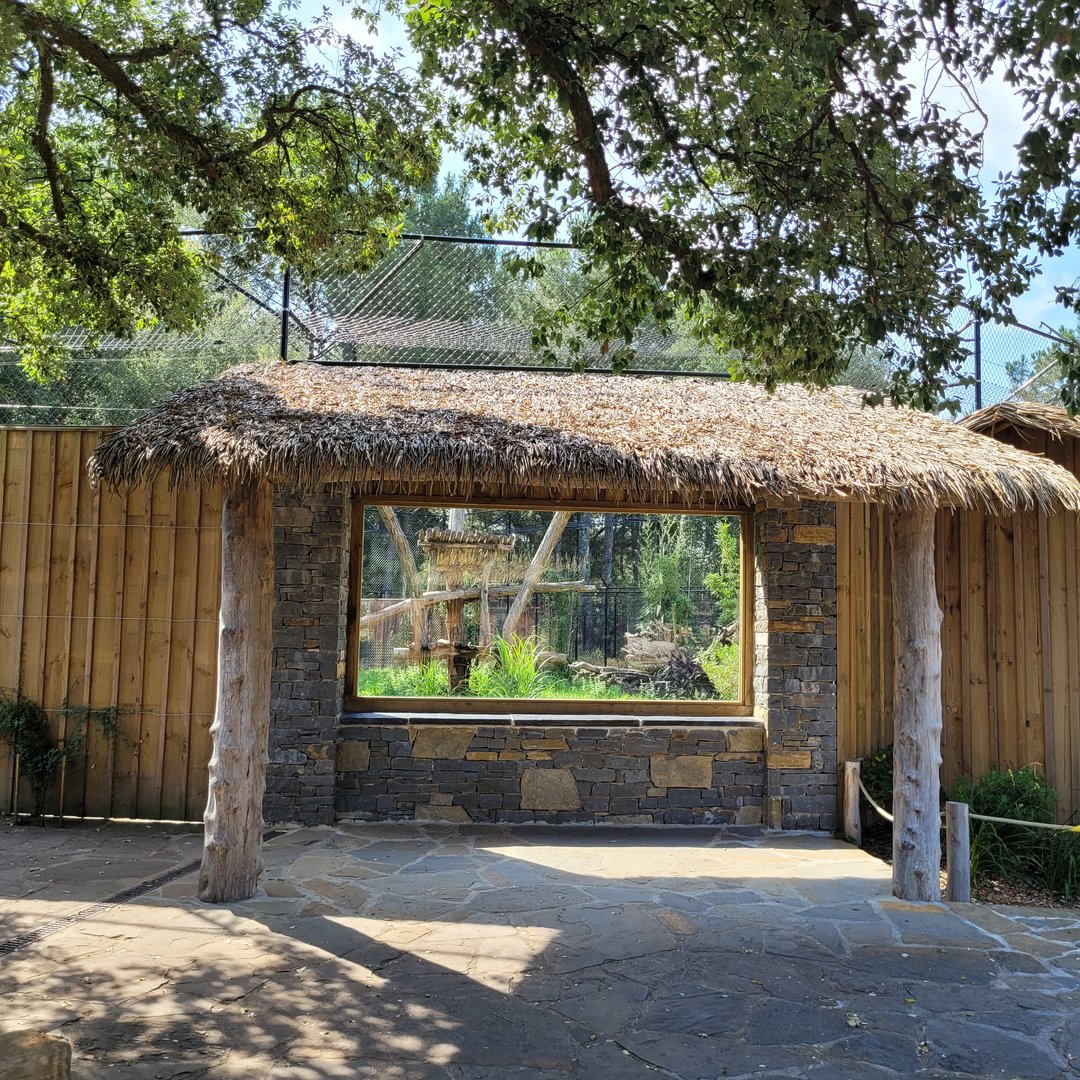 Serval exhibit -Zoo de Labenne (2023)