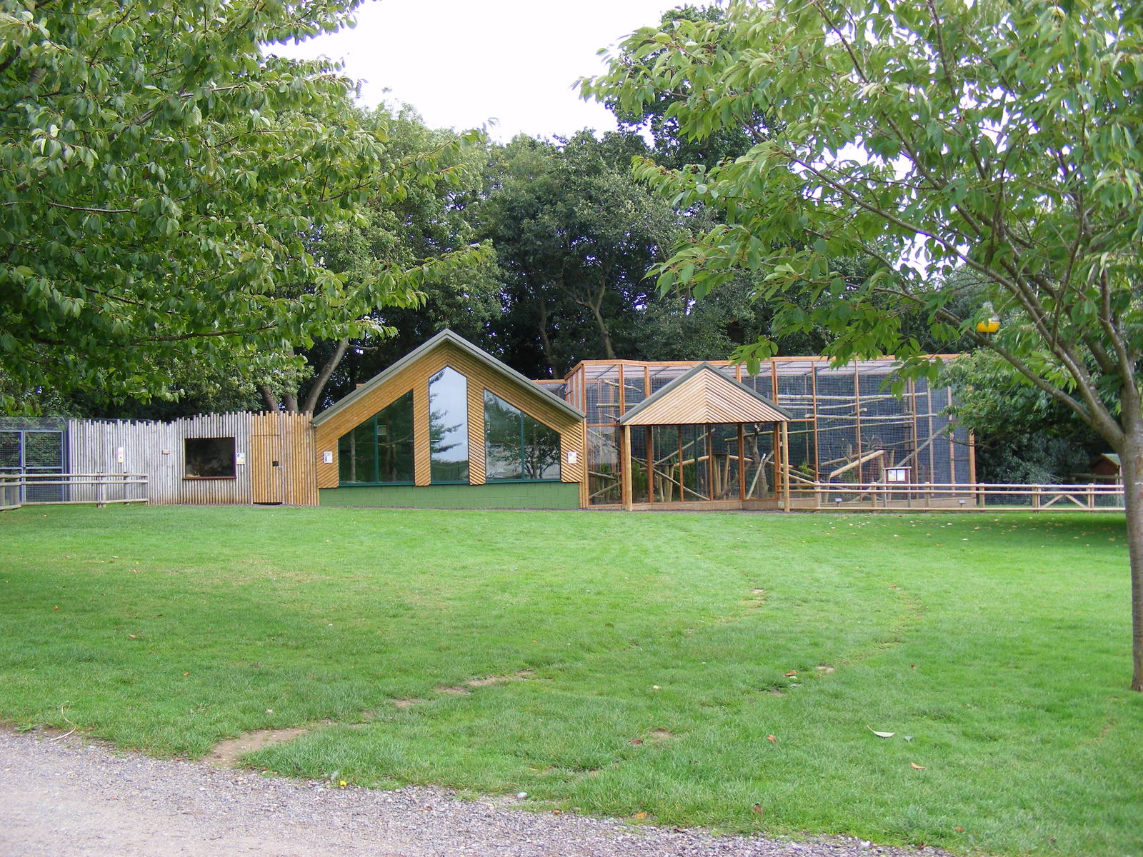 Serval house and fossa enclosure at Africa Alive!, 13 September 2010