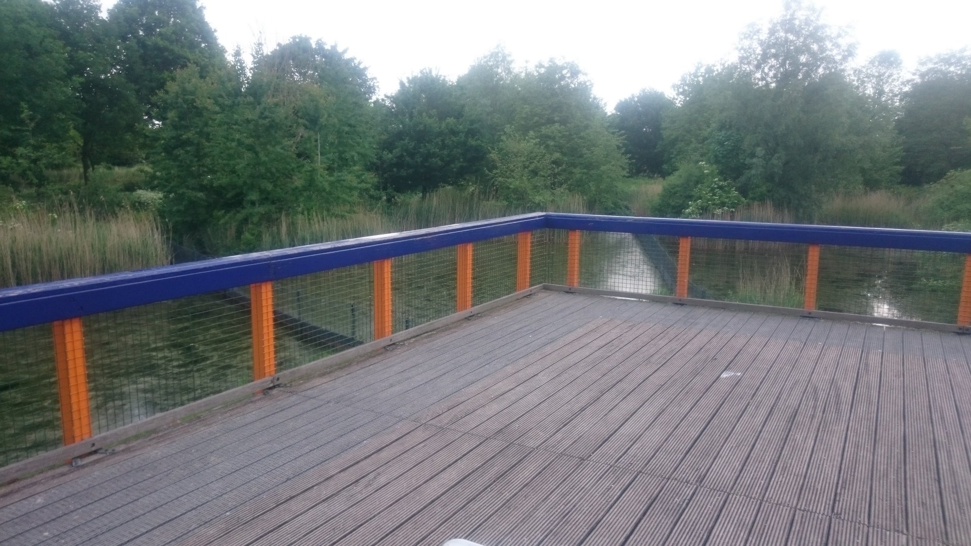 Several Otter-enclosures