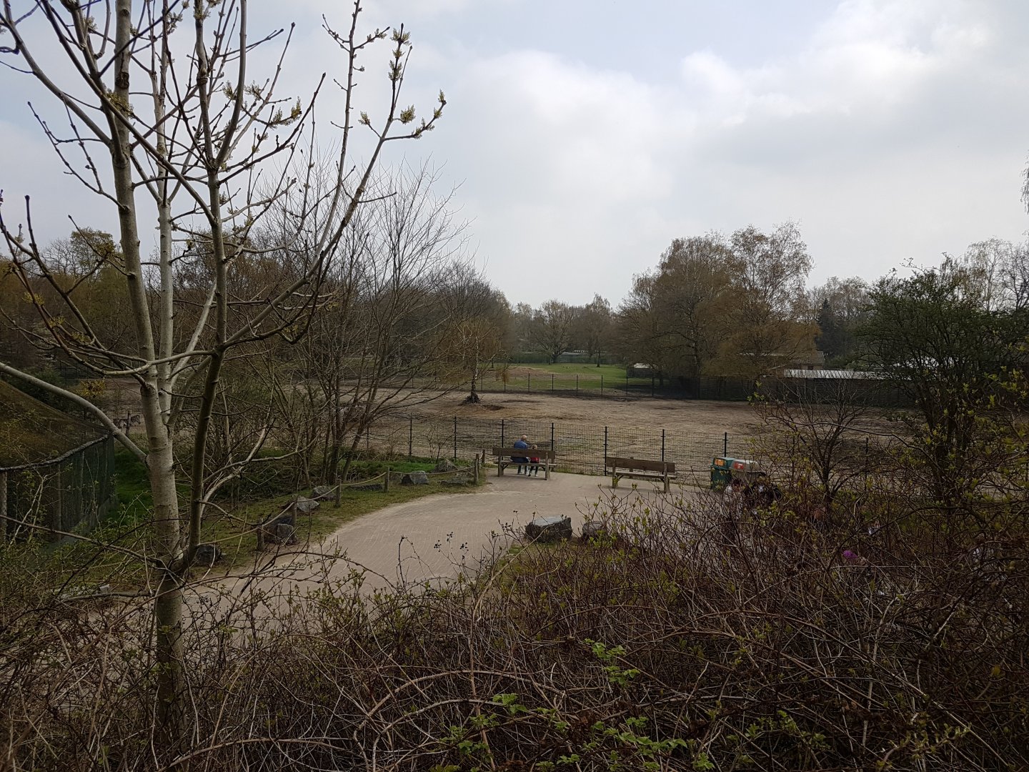 Several seperation-enclosures African hoofstock