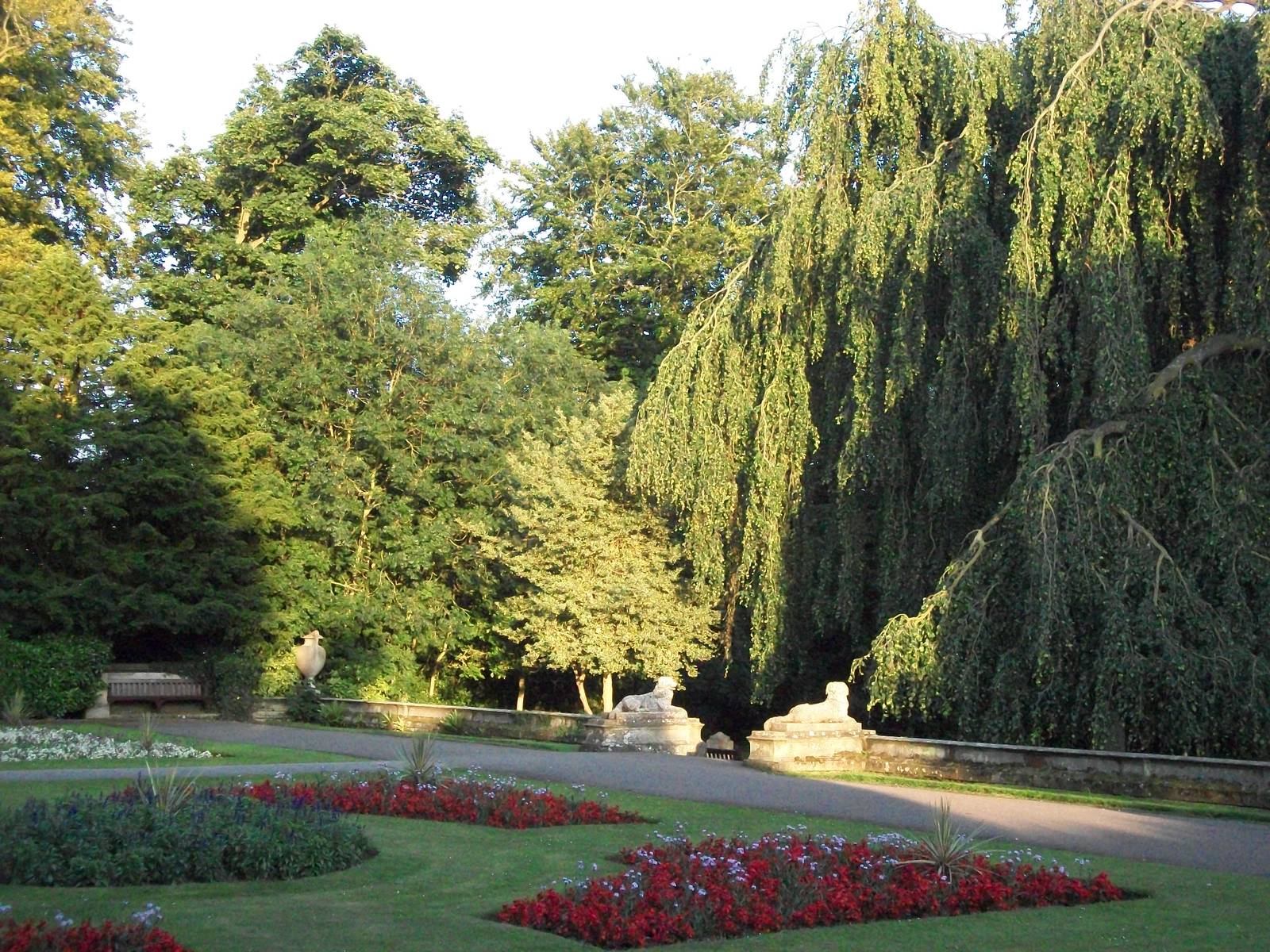 Sewerby Hall and Gardens, gardens near zoo, c 7.30 p.m. 11th August 2012