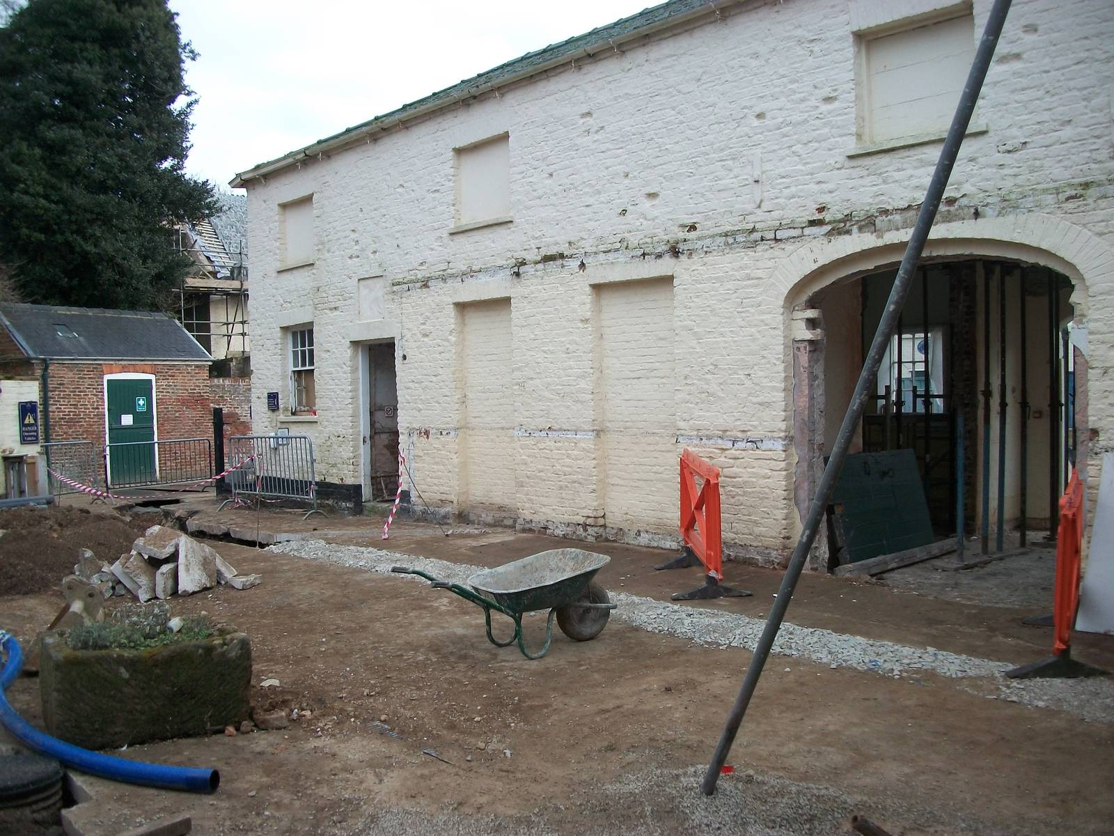 Sewerby Zoo, former zoo yard 24th February 2013