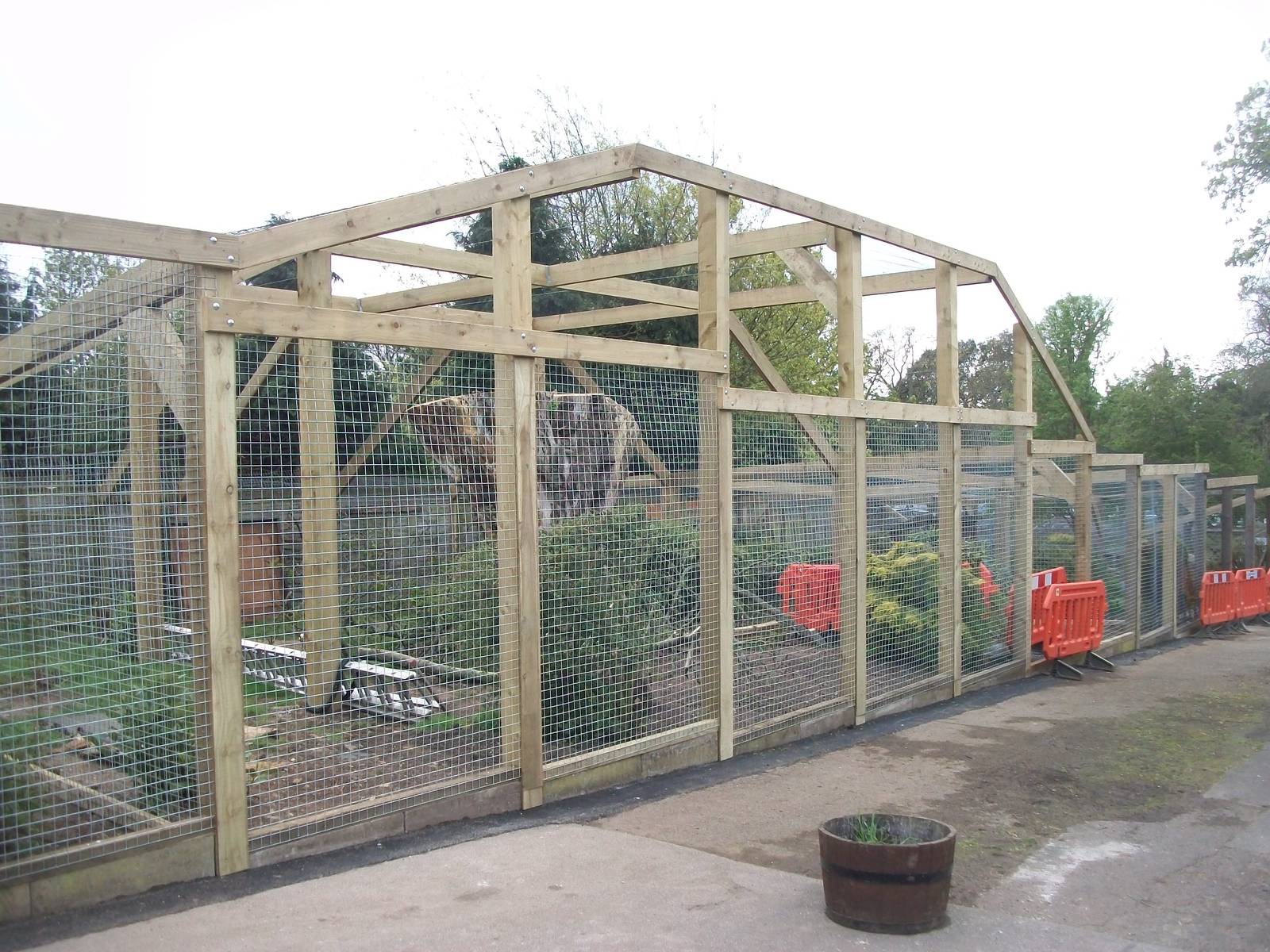 Sewerby Zoo, "Lemur Land" nearing completion 5th May 2012