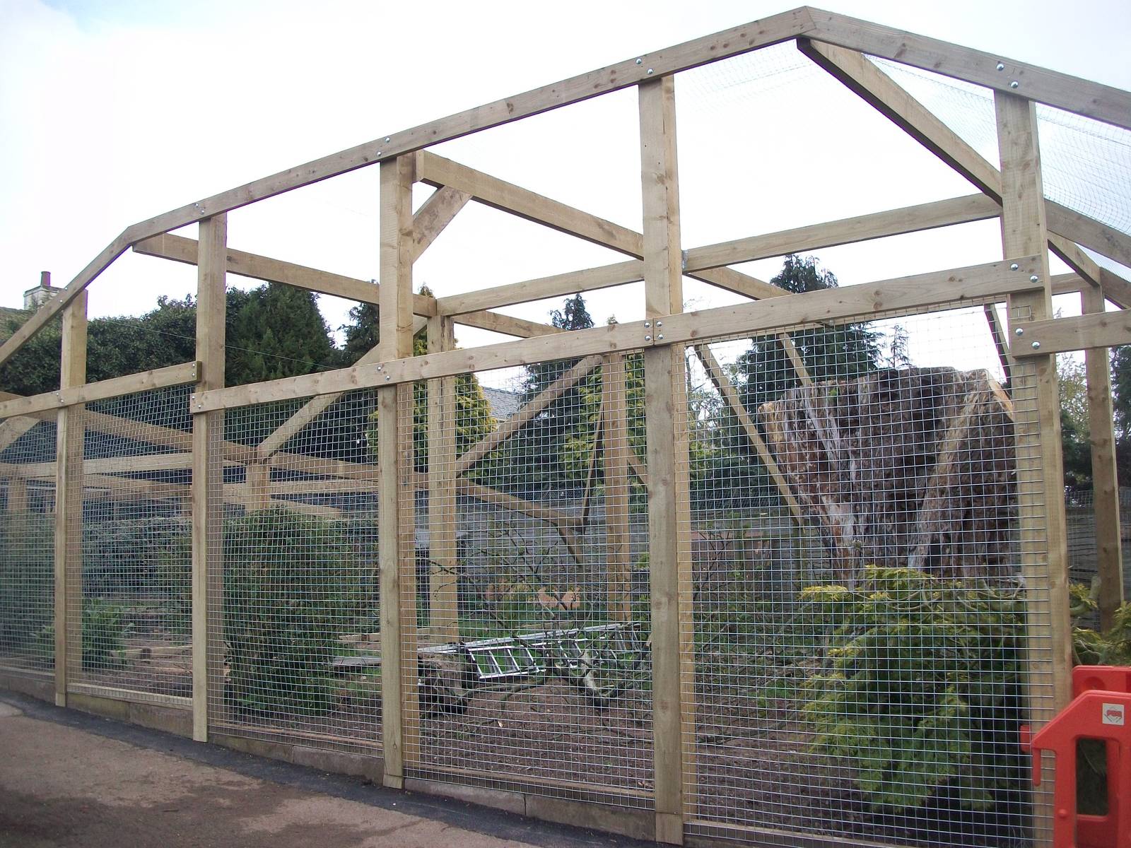 Sewerby Zoo, "Lemur Land" nearing completion 5th May 2012