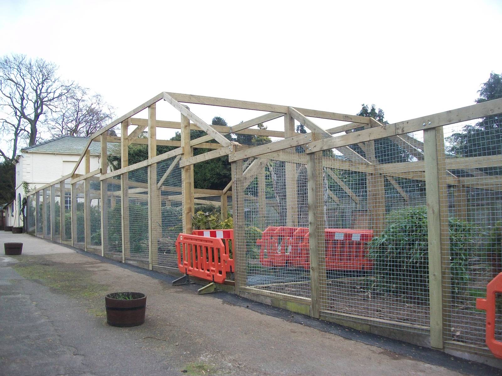 Sewerby Zoo, "Lemur Land" nearing completion 5th May 2012