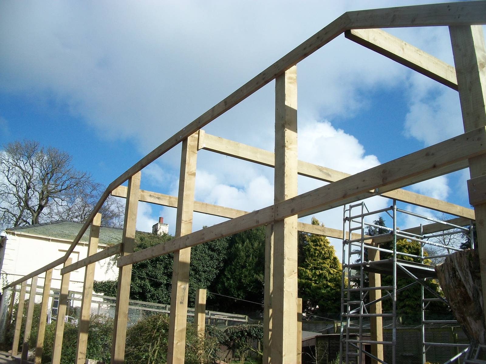 Sewerby Zoo, "Lemur Land" under construction 14th April 2012