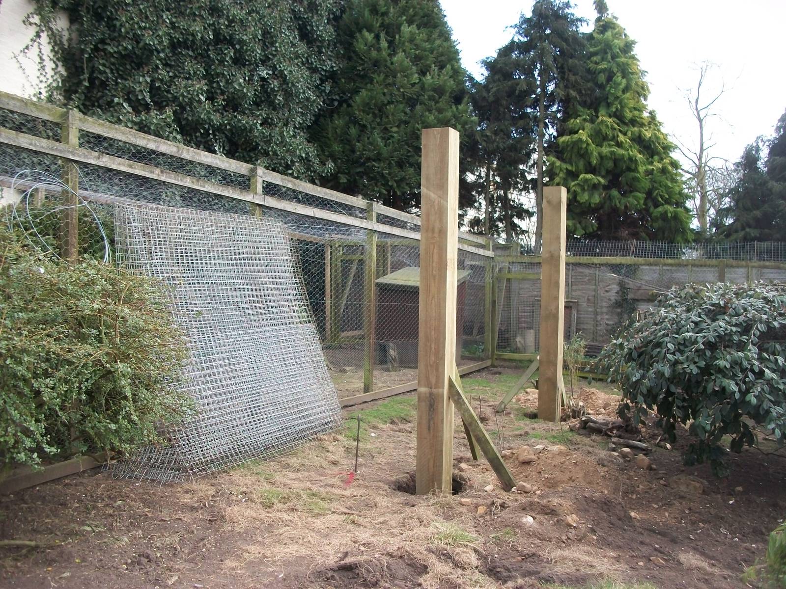 Sewerby Zoo, "Lemur Land" under construction 31st March 2012