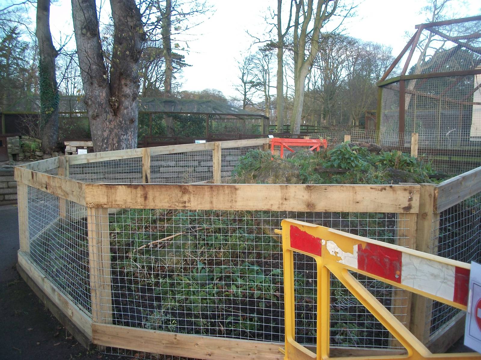Sewerby Zoo, new Guinea Pig exhibit under construction 30th November 2012